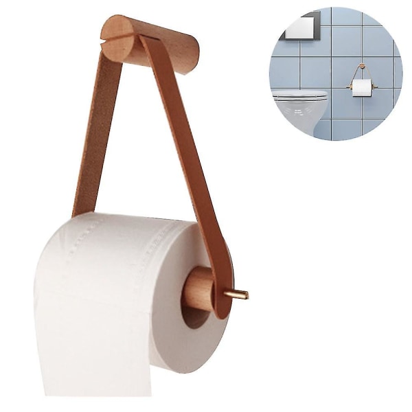 Toiletpapirholder i træ, toiletpapirholder til toiletpapirholder