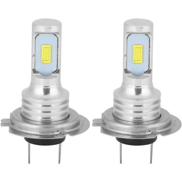 Dimljuslampa, 2 st 80W 6000K Universal H7 LED Dimljuslampa Vit DC 12-24V