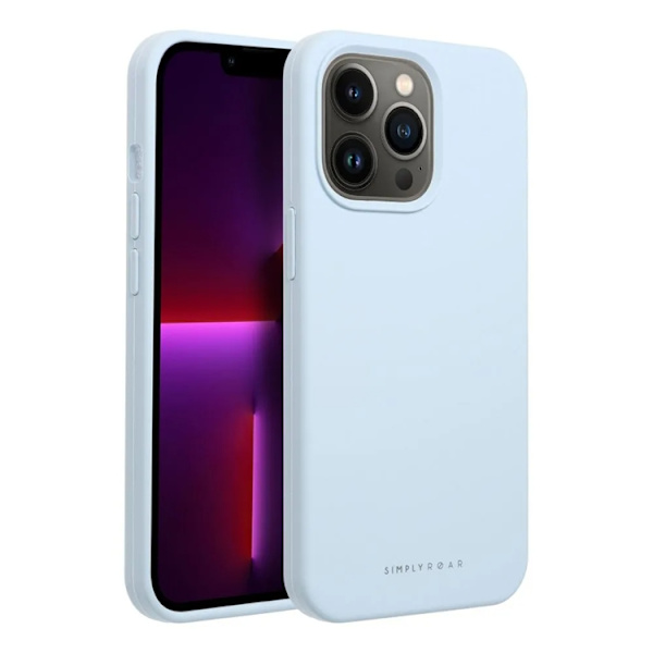 Roar iPhone 13 Pro -puhelimen kuori Roar Cloud Skin - Vaaleansininen 50