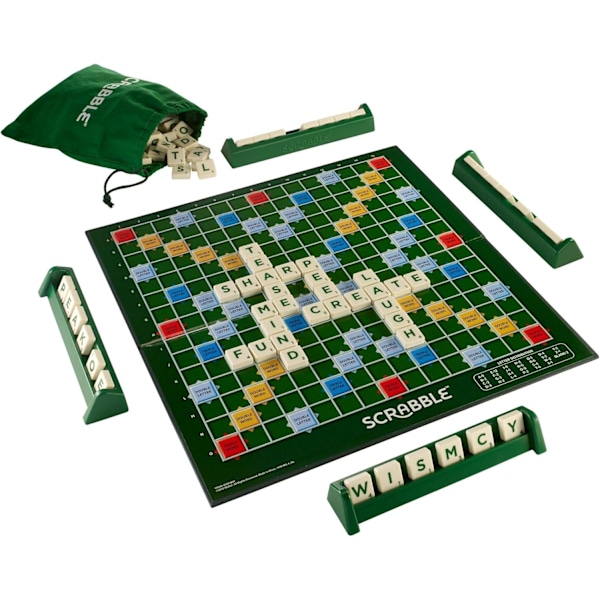 Game Company Scrabble Deluxe Resevänlig Utgåva