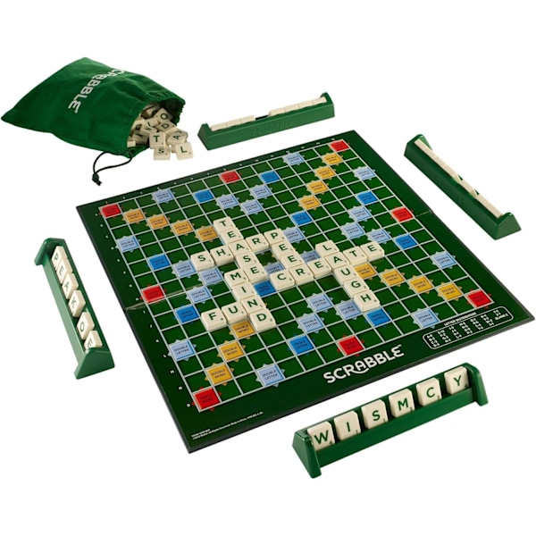 Game Company Scrabble Deluxe Travel Edition för män