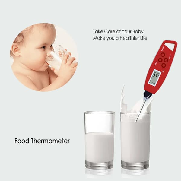 Snabbavläst Kötttermometer Vattentät Grilltermometer Pennsond Kök Mattermometer Utomhus Matlagning Barbecue Rökt Kött