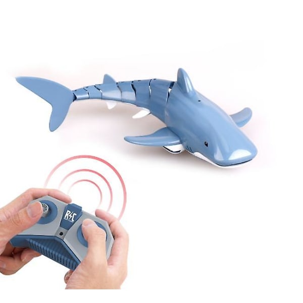 Shark Wireless Simulation 2,4g Fjärrkontroll Flexibel Shark Toy Undervattensleksak