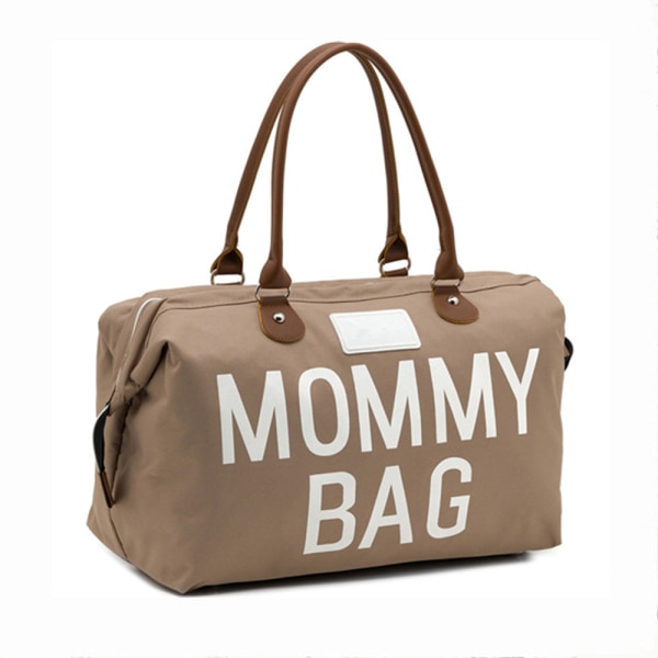 Äidin laukku Vaippalaukku Monikäyttöinen matkalaukku, jossa suuri kapasiteetti beige With urine pad Beige