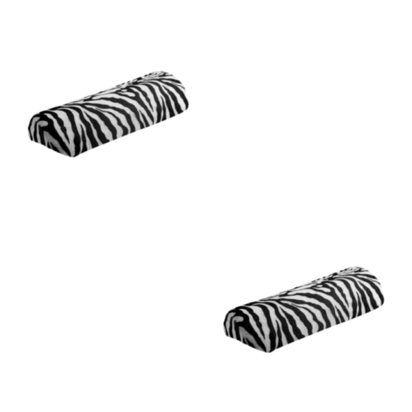1/2/5 Nail Art Pude Tætvævet Silke Velvet Stof Til Zebra-stribe Zebra-stripe 2 STK