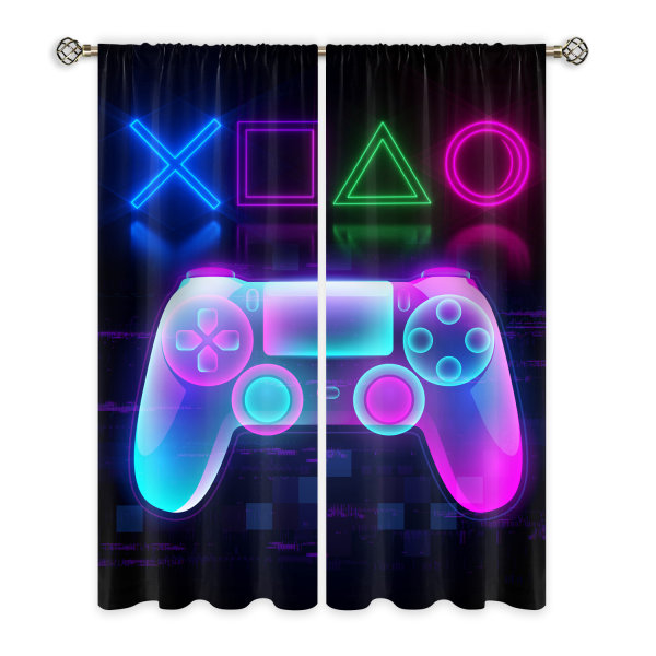 Gamepad Gardin Soveværelse Gardin Hjem Indretning-150cm*166cm C C 150×166CM