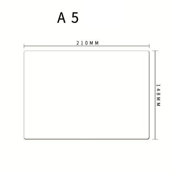 Kylmagnetisk meddelandetavla A4 A4 A4 A4