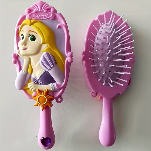 Autoriseret: En DISNEY Prinsesse Hårbørste til Kvinder, en Studenter Hårstyling Pude Børste Lavet af Plastik Green