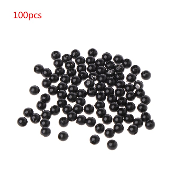 100 stk 3-12 mm sorte dukkeøyne sikkerhetssømmer perler for DIY bjørn utstoppede leker 0.01 3MM