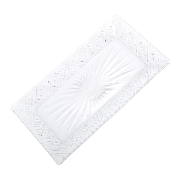 Y5431AB Rektangulær glasplade buffet mad display rack vestlig mad kage glasplade rack