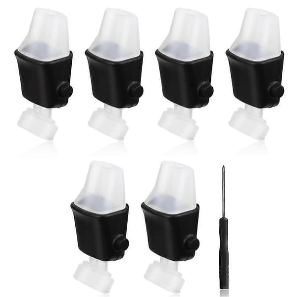 6 stk. erstatningstud til Contigo, bløde låg reservedele silikone mundstykke til Contigo Aubrey 14oz/20oz