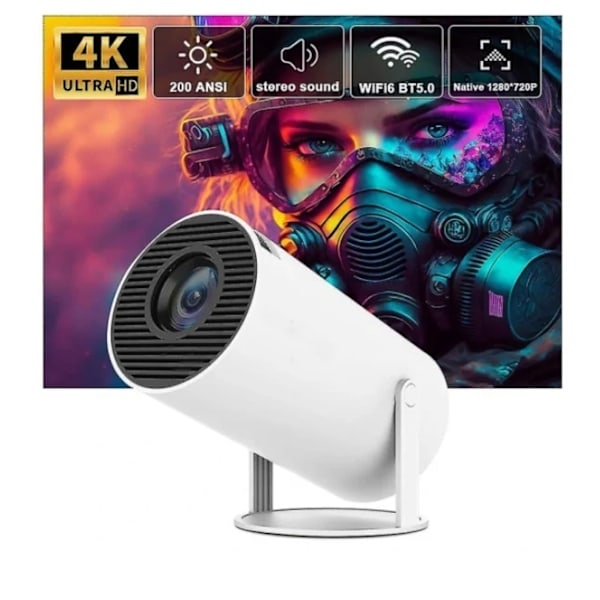 Projector 4k Android 11 Dual Wifi6 200 Bt5.0 1080p 1280*720p