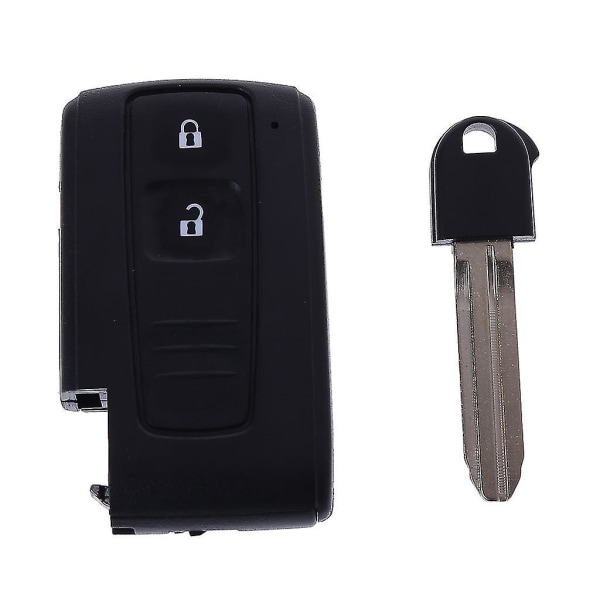 2-knapper fjernbetjening Smart Car Key Case Cover til Toyota Prius Corolla Verso Toy43 Uskåret klinge--