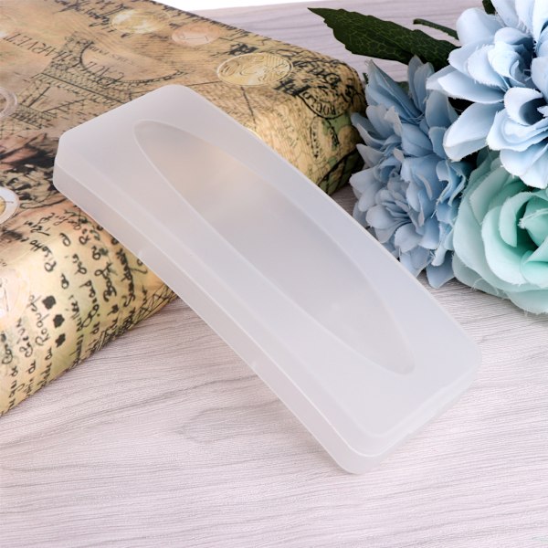 1 st transparenta polariserade solglasögon i plast med klämma, hållbara och robusta, för glasögonfodral, hårda lådtillbehör