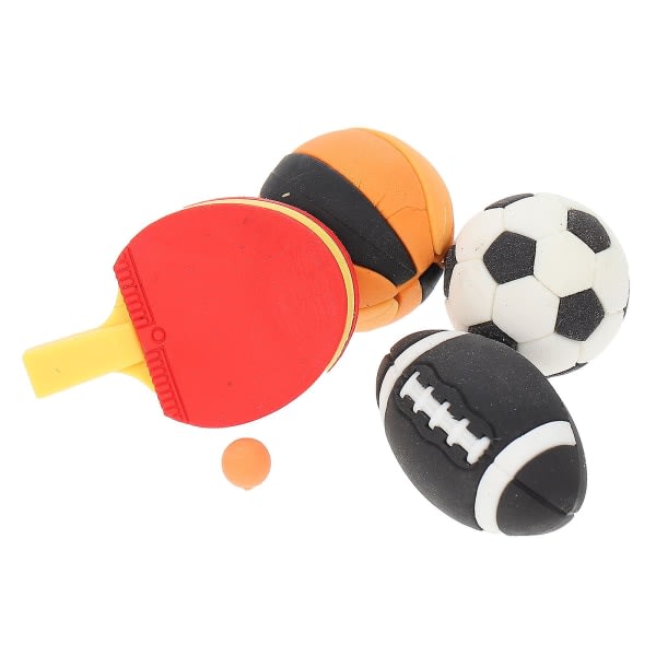 4 st Bulkbasketbollar Förskoleleksak Barn låtsasleksaker Set Minibasketbollar Bulk（4X2.5X0.5CM，Asorted Color）