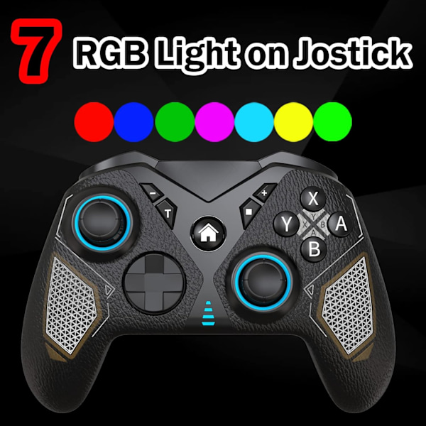 T3 2.4G PC-kontroller, trådløs spillkontroller for Android med Turbo og dobbelmotorer, spillkontroller for Android TV/TV-boks