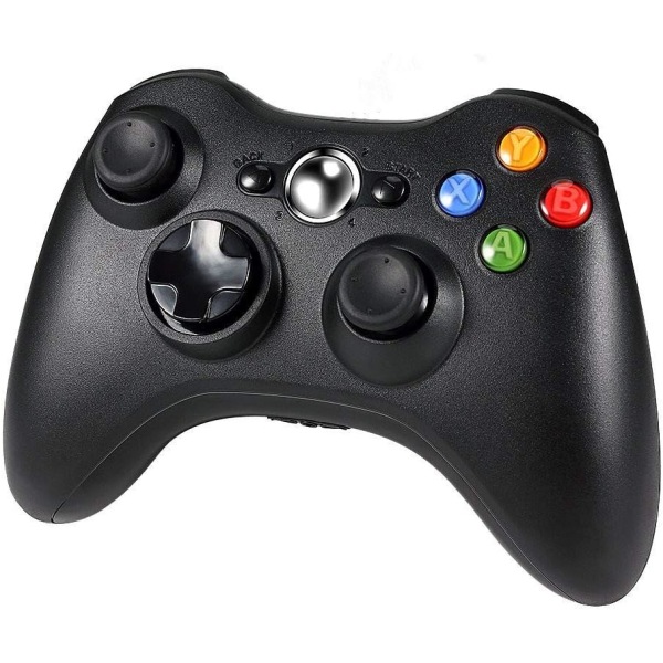Trådlös handkontroll för Xbox 360, xbox 360 spelkontroll Gamepad, knappar förbättrad ergonomisk design joystick för Microsoft Xbox & Slim 360 PC
