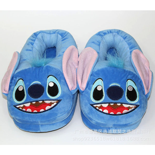 Cartoon Bomullstofflor, Vinter Inomhus Utomhustofflor stitch 35-41
