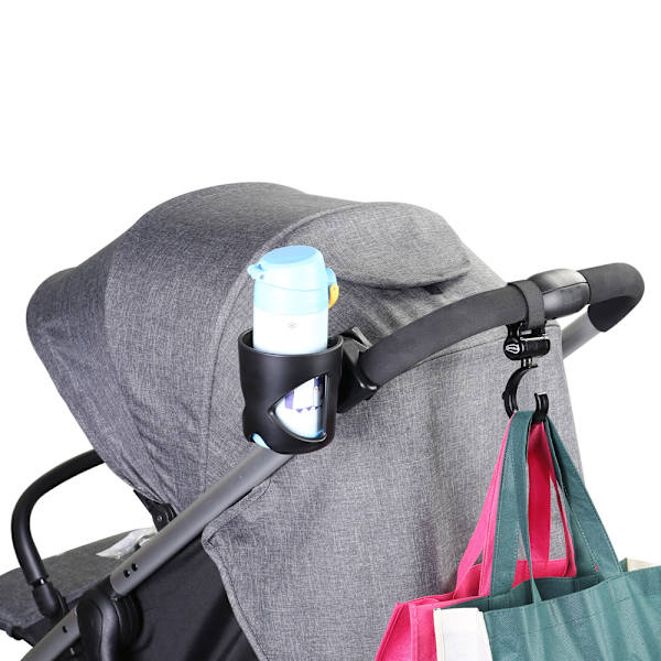Universal flaskeholder til cykel, barnevogn, klapvogn, flaskeholder til drikkeflasker, sutteflasker, kaffeholder