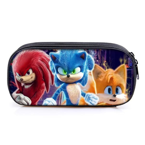 Sonic 2 Tryckt pennfodral för barn och studenter B