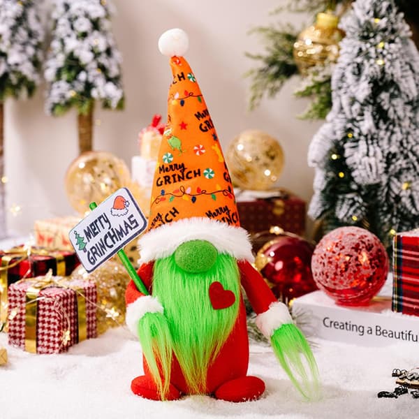 Set Jul Vinflasktröja Omslag Stickad Klänning Tomte Ren