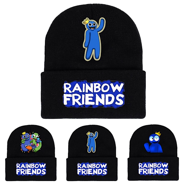 Roblox Rainbow Friends Stickad Mössa Herr Dam Barn Present C