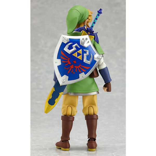 The Legend of Zelda Skyward Sword 14cm Link Actionfigur Figma 153 Utbytbara Tillbehör Pvc Modell With Box