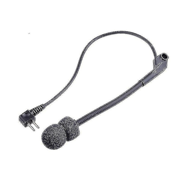 Erstatningsbommikrofon Kompatibel med Peltor Comtac II/III 2/3 Stil Hodetelefoner 2-Pin Mikrofon