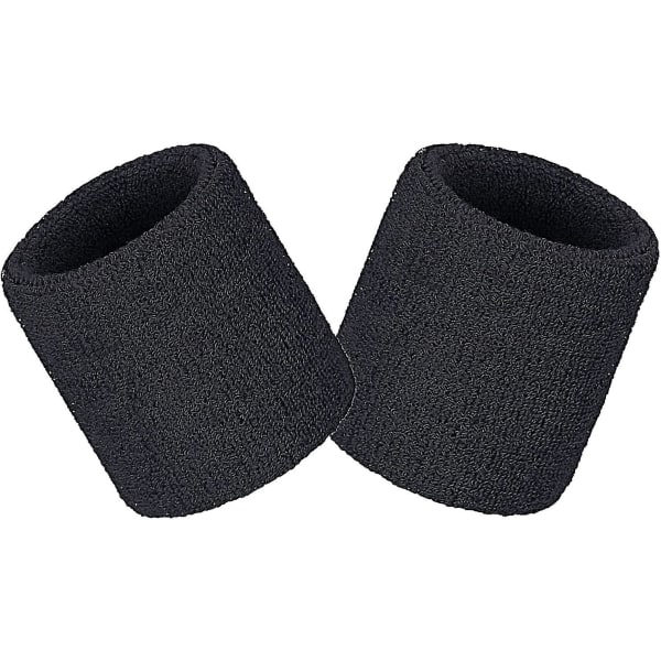 Wristbands Sweatbands Wrist Men Women 2 Pcs Sports Sweat Bands For Gym Sports Tennis Running Exercise Basketball Moisture Wicking ( Size: 3.15 X 3.15