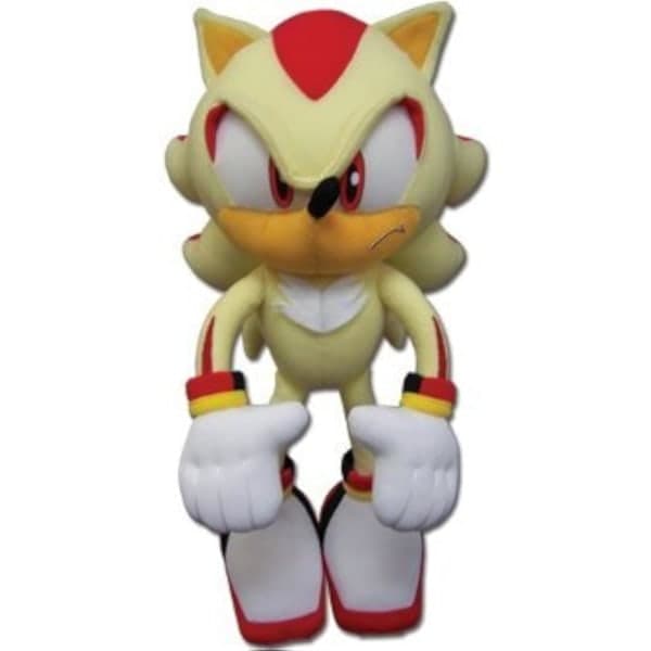 Animaatio Great Eastern GE-52631 Sonic The Hedgehog Super Shadow Pehmolelu, 30 cm
