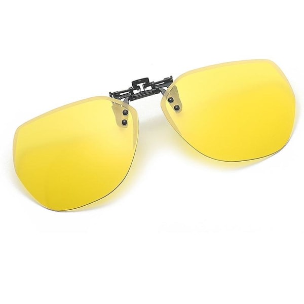 Polariserte nattkjørebriller, gule linseoverbriller, antirefleks og ultralett, gul linse Ov
