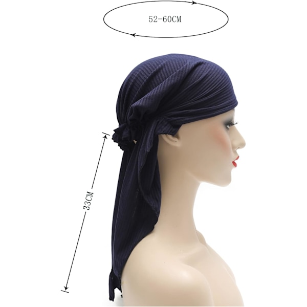 Sommer Turban til kvinder til hårtab Kemohue