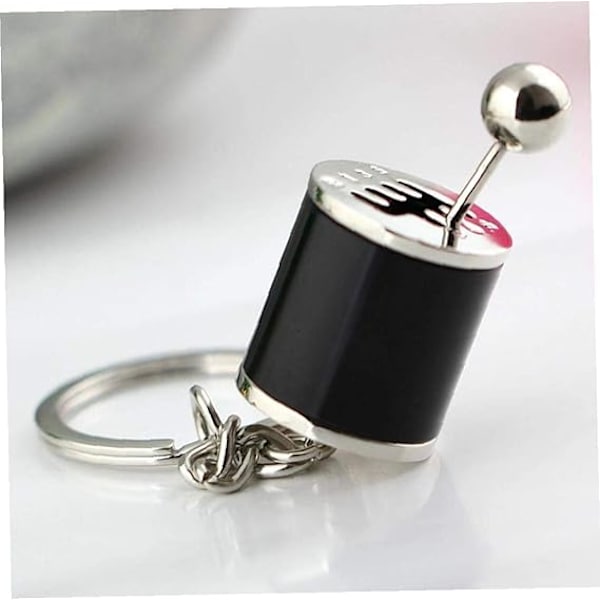 Metal Anti Stress Fob Bil 6 Nøglering Gear Box Fidget Legetøj Racing Shi