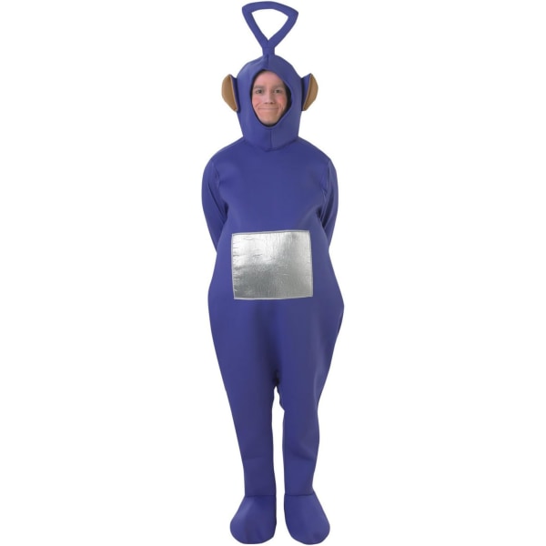 Tinky Winky Teletubbies Voksen Fancy Dress Stag Kostume Lilla purple 170 cm