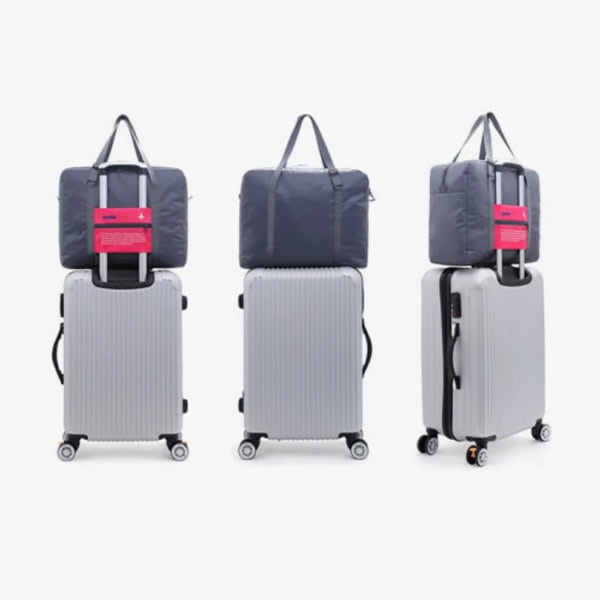 32L vaaleanpunainen matkalaukku taitettava käsimatkatavaralaukku olkalaukku laukku matkalaukku