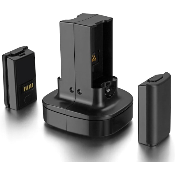 Kontroll 2-pack Laddningsbart Batteripaket med Dubbel Laddningsstation Dock Laddare Stativ Bas