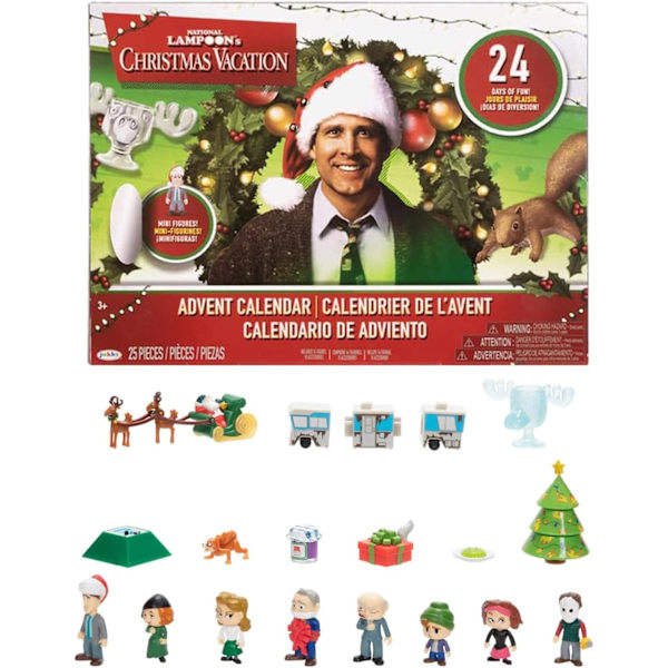 National Advent-kalender | National Lampoon's Christmas Vacation Advent-kalender 2024 | 24 dages julekalender med samleobjekter Style A