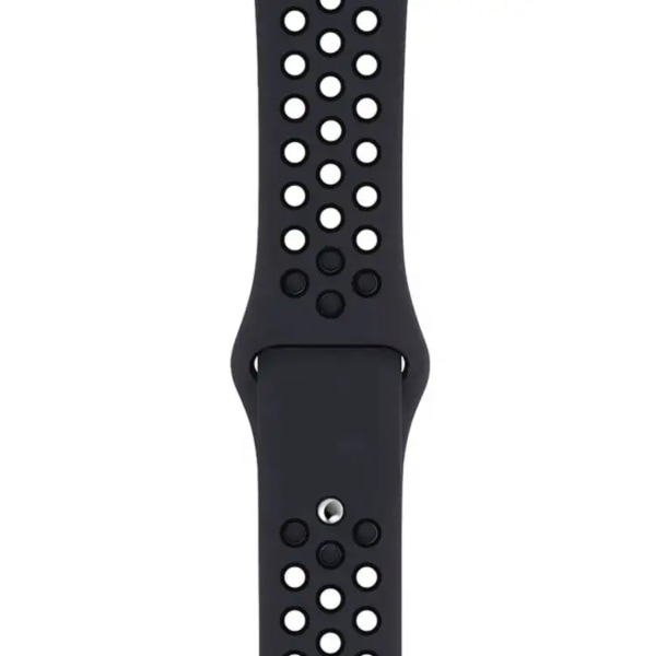 Silikonihihna urheilurannekkeeseen - Kumihihna - Mukava ja kestävä - 42mm / 44mm / 45mm / 49mm Blue / White