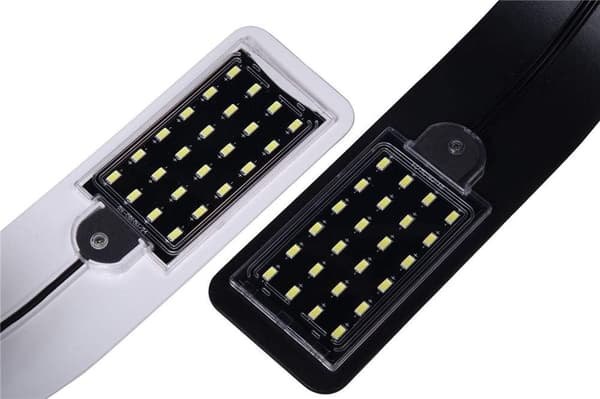 Akvarielys LED hvid og blå lys nano klipsbelysning,-XIN
