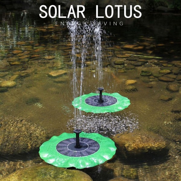 Solar springvand udendørs pool flydende springvand mini springvand