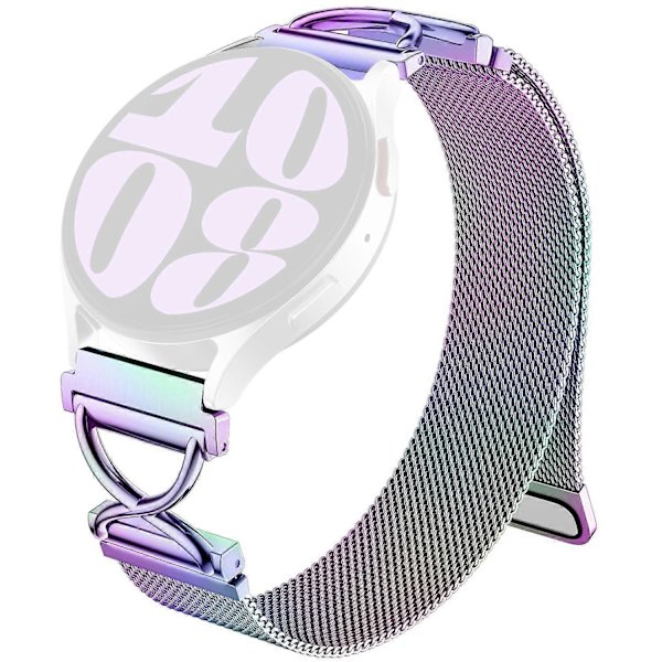 Garmin vivomove Trend Venu Sq 2 Milanese -ranneke, galvanoidusta ruostumattomasta teräksestä valmistettu magneettinen rannekoru, monivärinen_xx Multicolor Multi-color