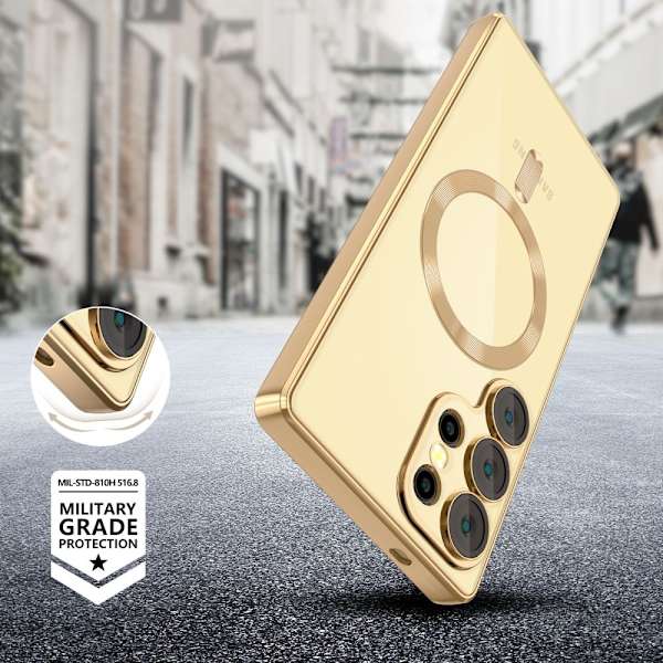Tech-Protect Galaxy S25 Ultra -kotelo MagSafe MagFlex Shiny Gold_xx 60
