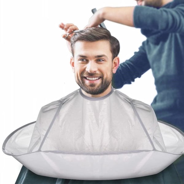 Hair Cutting Cape Paraply Vanntett Sammenleggbar Frisørkappe