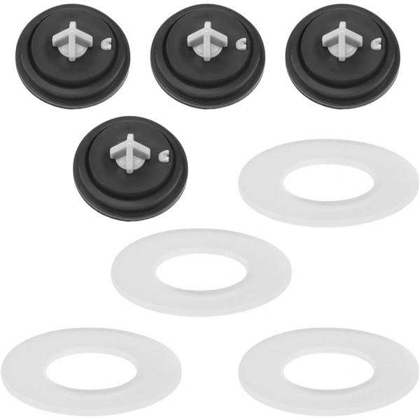 4 membraner for SIAMP flottørventil lav tilførsel + 4 flu