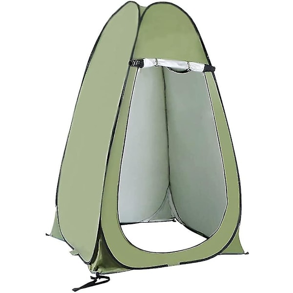 Pop-up tält för utomhus, bärbar dusch för camping, tälttoalett, omklädningsrum utomhus green