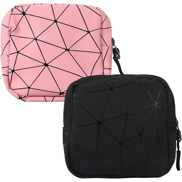 Etui for sanitærbind for tamponger, 2 stk Serviettpose for damer, S