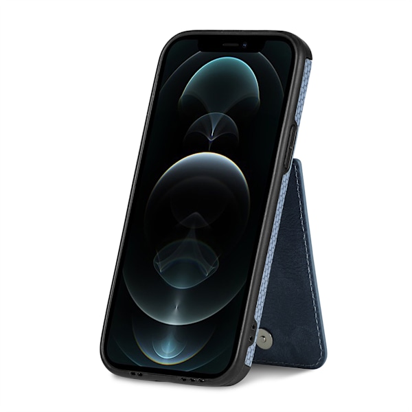 Læder kortholder magnetisk pung telefoncover iPhone 14 /14 Pro/14 Pro Max, iPhone 13 /13 Pro/13 Pro Max, iPhone, 12 /12 Pro/12Pro Max Sort