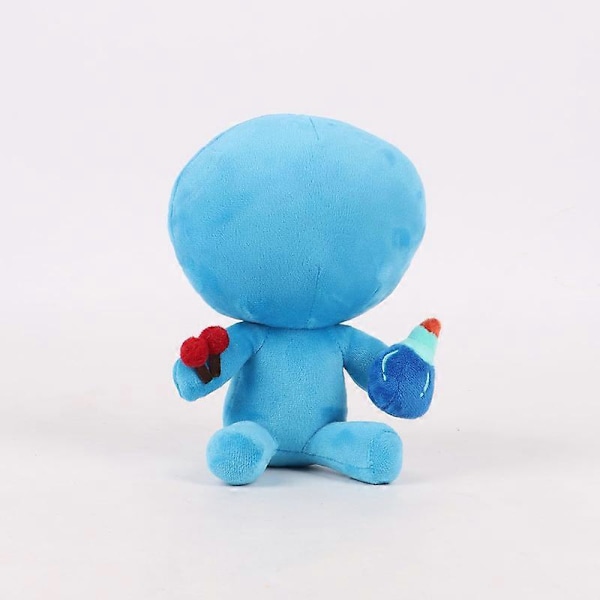 20CM Ny Youtoz Ambient Alan Becker Fiske Plyschdocka Tecknad Docka Barnpresent blue