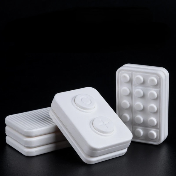 Push Pa Pa Coin EDC Fidget Square Block Magnetiska skjutreglage Push Clickers Haptisk stressavlastning Vuxna skrivbordsleksak för vuxna barn