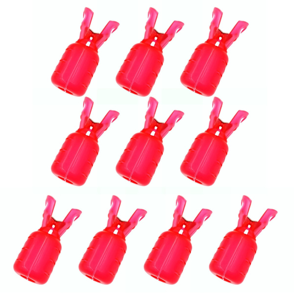10 stk. Beskyttelsesdeksel for Squid Jig Krok Fiskejigger Lokkedeksel Lokkebeskyttelsesposer Fiskeutstyr Tilbehør Rød Red large